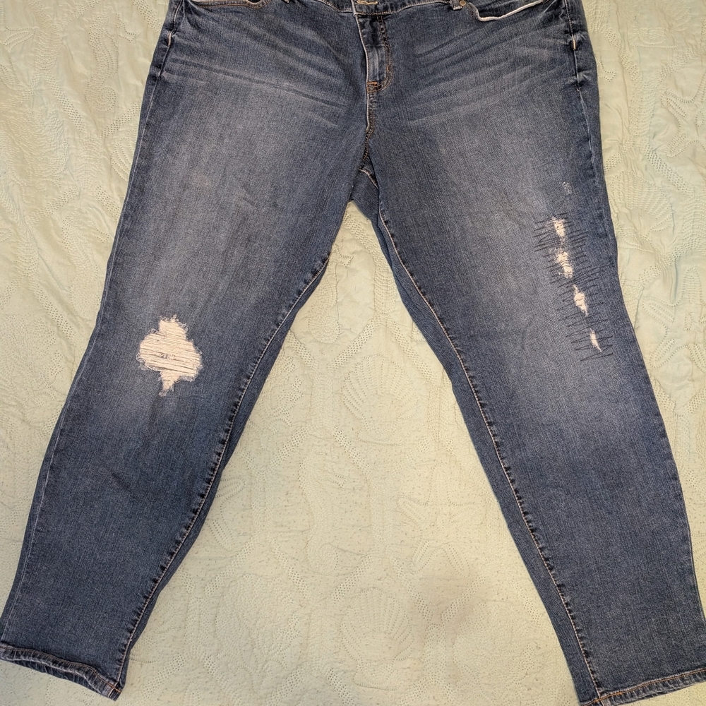 Torrid Classic Blue Ripped Jeans
